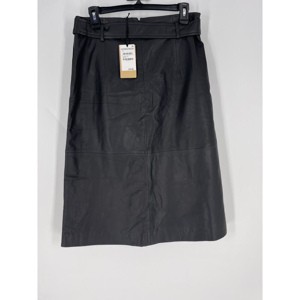 NWT Leather Halogen from Nordstrom Skirt (B45#7) - Picture 2 of 9
